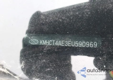 2014 Hyundai Accent Gls from USA, damaged, VIN KMHCT4AE3EU590969